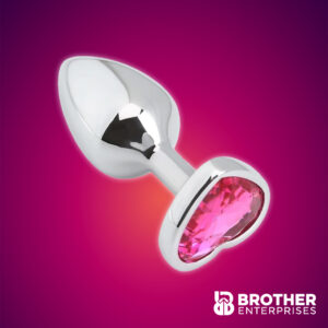 Brother Enterprises Heart Jewel Anal Butt Plug